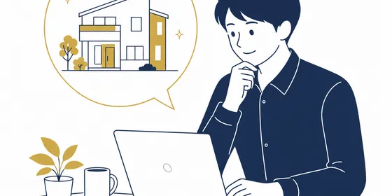 パソコンでシロアリの情報を調べている人